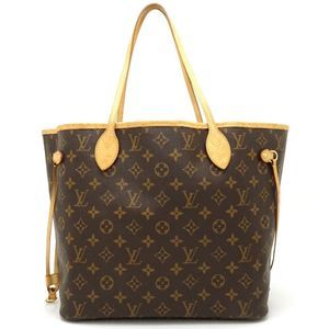 Louis Vuitton Monogram Neverfull MM Brown Tote Bag